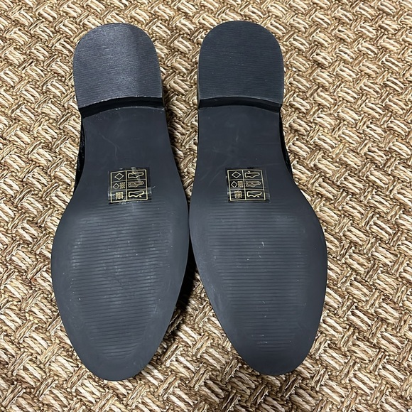 ASOS shoes, black velvet loafers, unisex, like new. - Picture 9 of 9